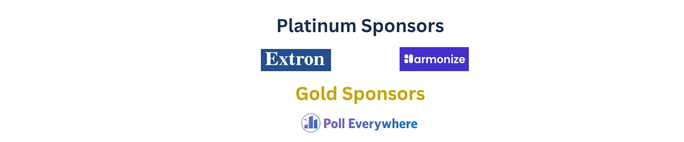 DET/CHE 41 Platinum and Gold sponsors as of May 14