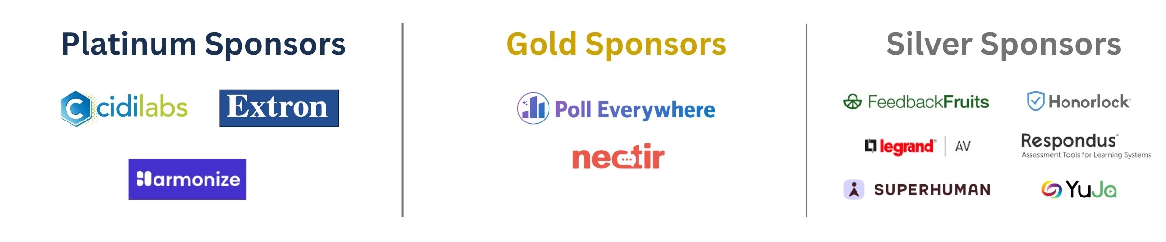 DETCHE 41 sponsors as of 8/3/2026